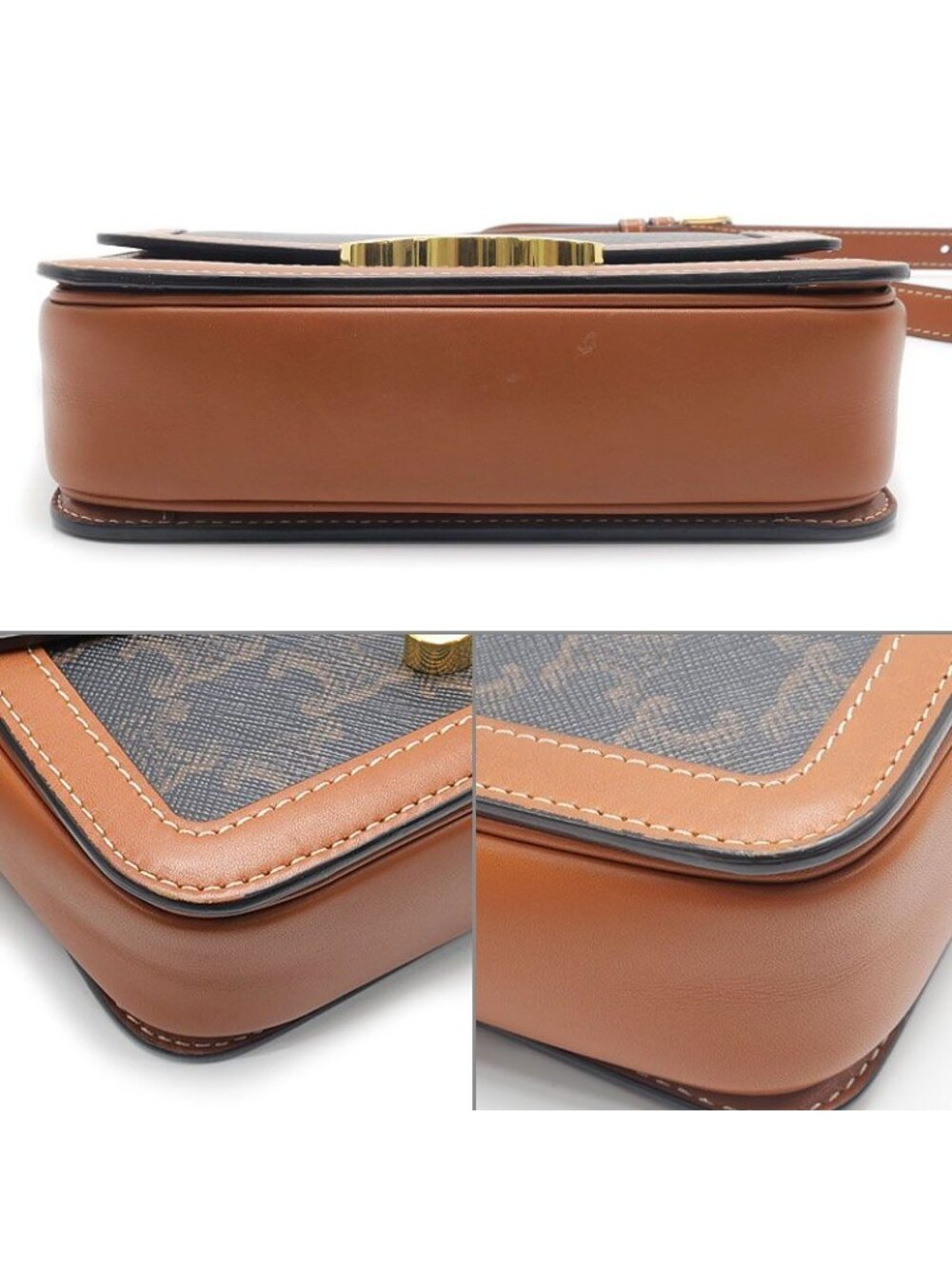 Celine Teen Triomphe Shoulder Bag with - Picture 4 of 10